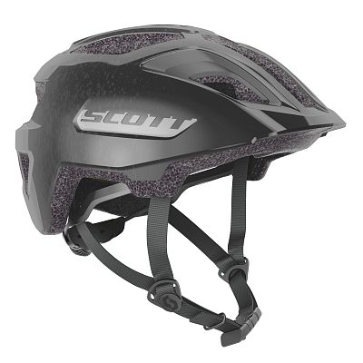 Превью Велошлем детские Шлем велосипедный SCOTT Spunto Plus Junior Black/Reflective Grey